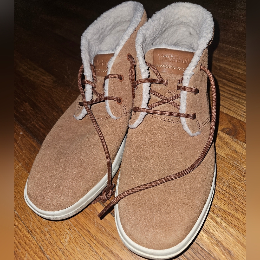 Timberland Men's Brown Suede Boots Size 10.5